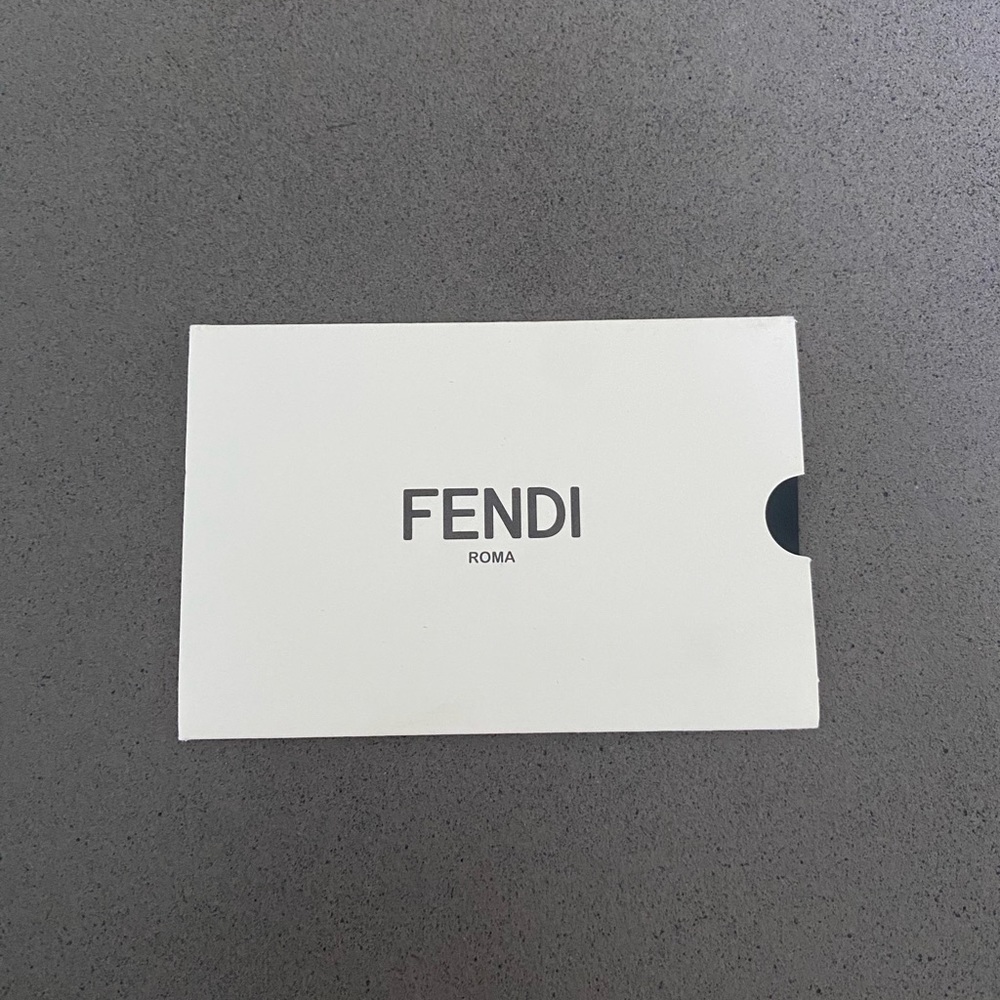 Fendi Authenticity Card